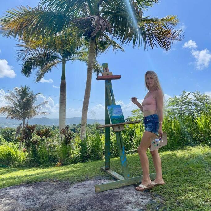 Ferienwohnung Swim & Paint Art Retreat Las Piedras Exterior foto